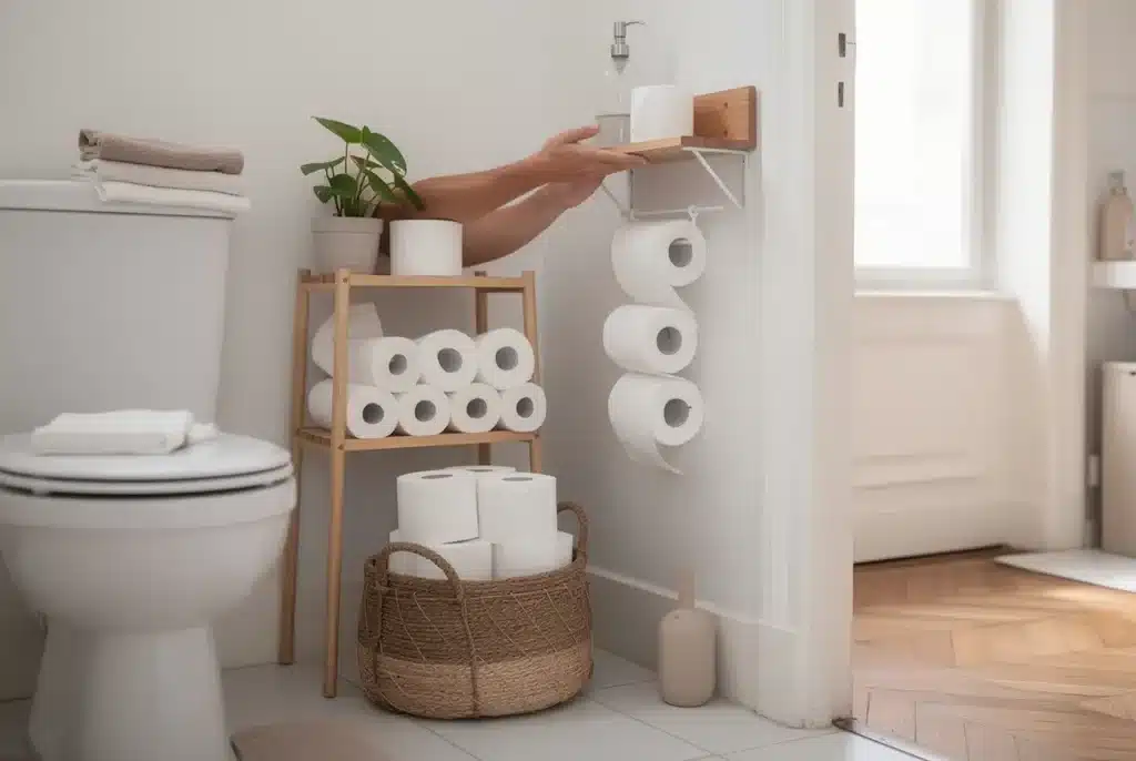 Astuce rangement papier toilette : idées pratiques et DIY