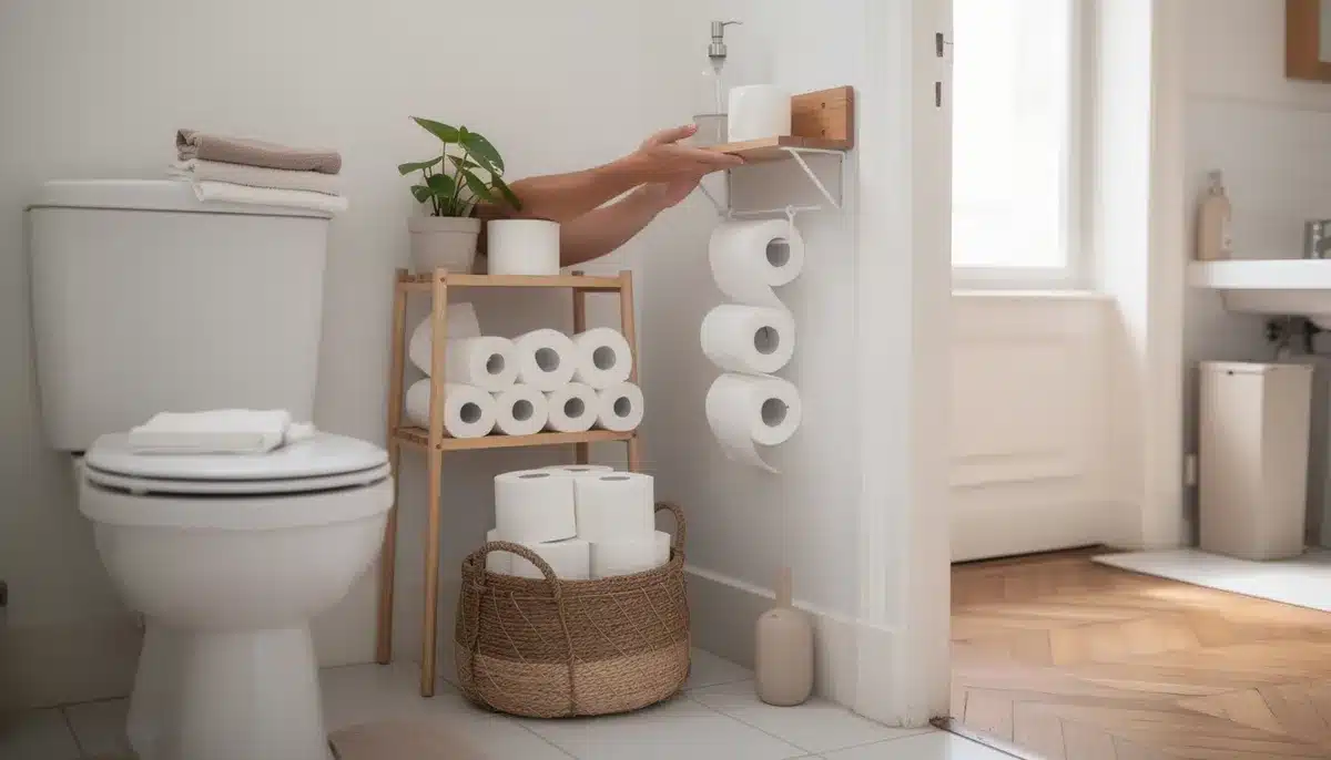 Astuce rangement papier toilette : idées pratiques et DIY