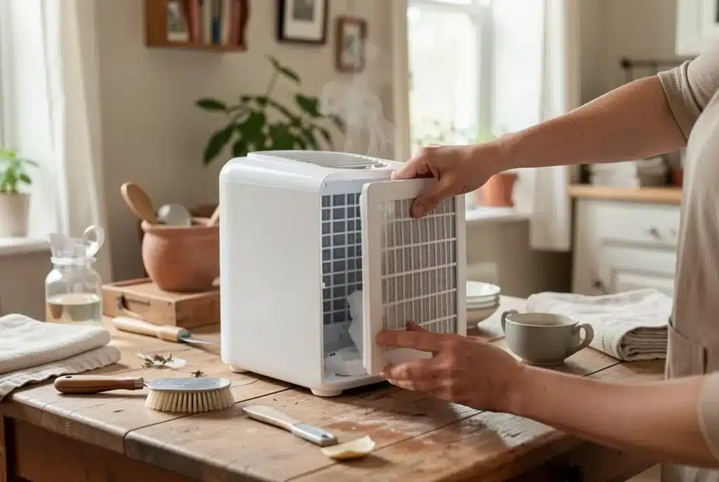 Comment nettoyer un humidificateur pas à pas