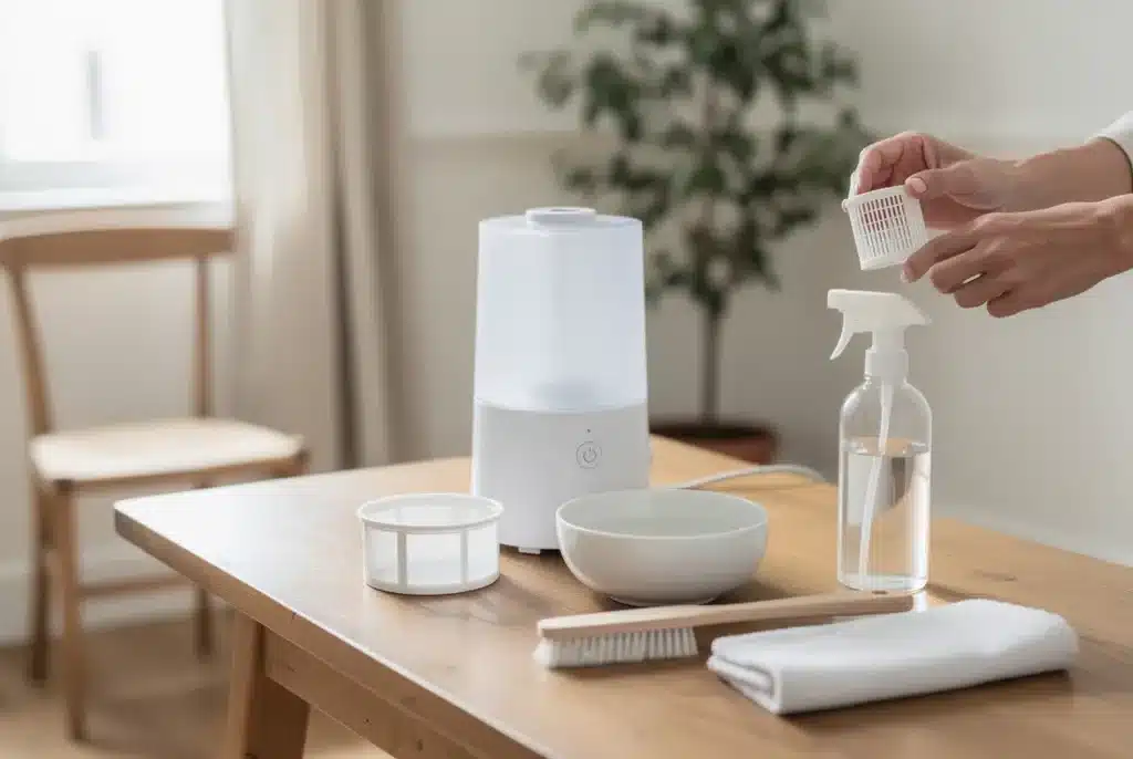 Comment nettoyer un humidificateur d&rsquo;air et son filtre