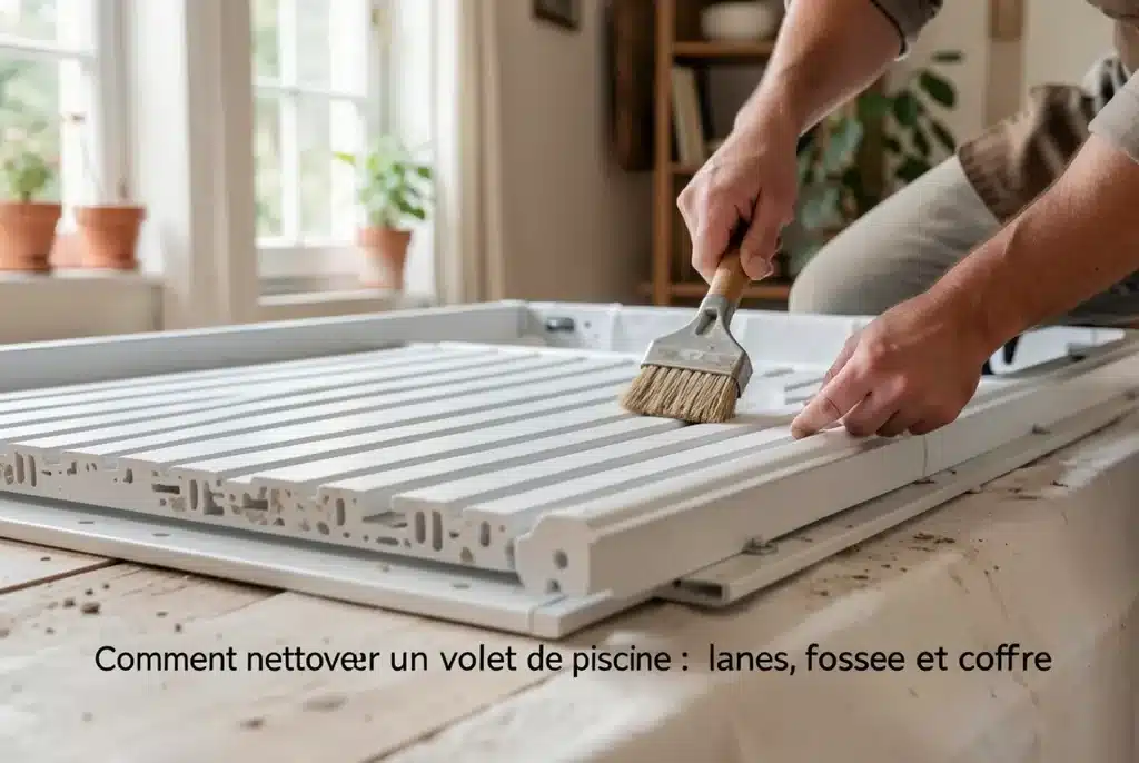 Comment nettoyer le volet roulant d'une piscine : la méthode