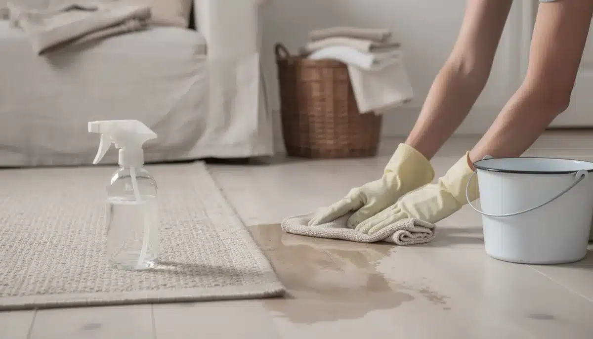 Comment nettoyer du vomi sur le sol, la moquette ou un tissu