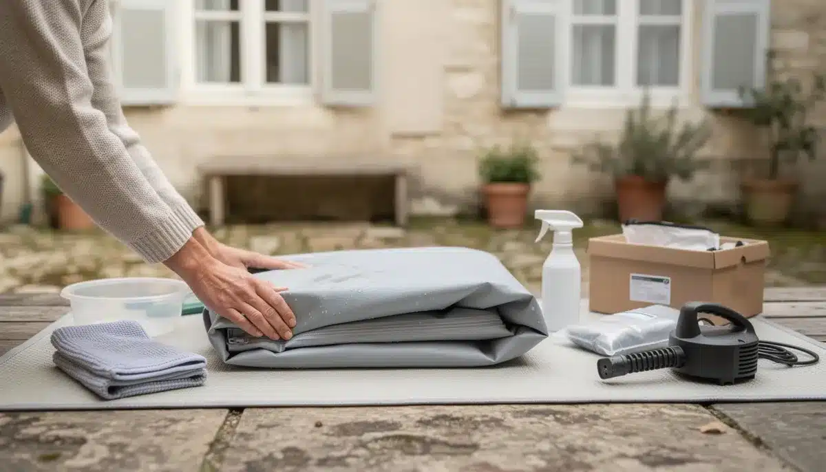 Comment ranger un spa gonflable pour l'hiver, étape par étape