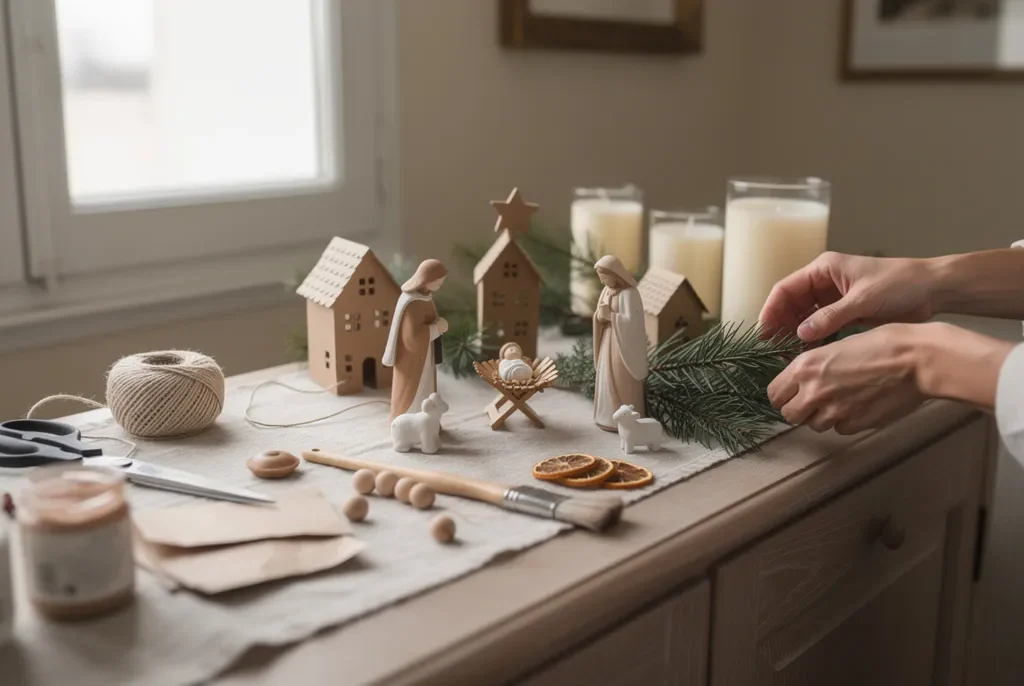 Déco de crèche de Noël à faire soi-même : idées et étapes