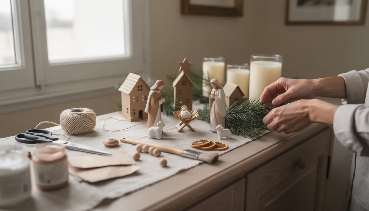 Déco de crèche de Noël à faire soi-même : idées et étapes