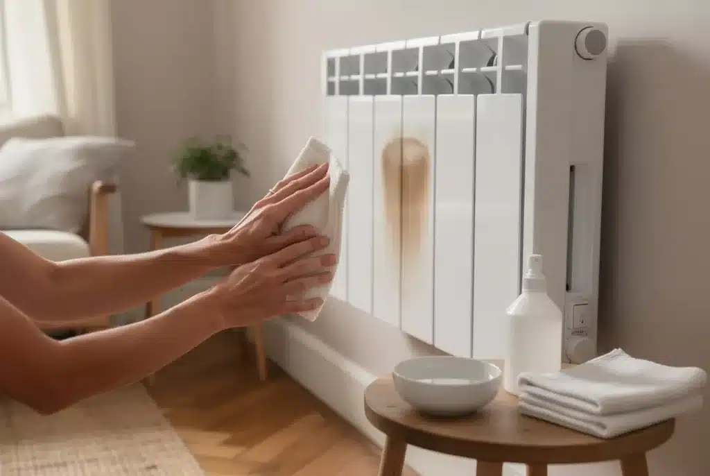 Enlever une tache sur un radiateur électrique sans l&rsquo;abîmer