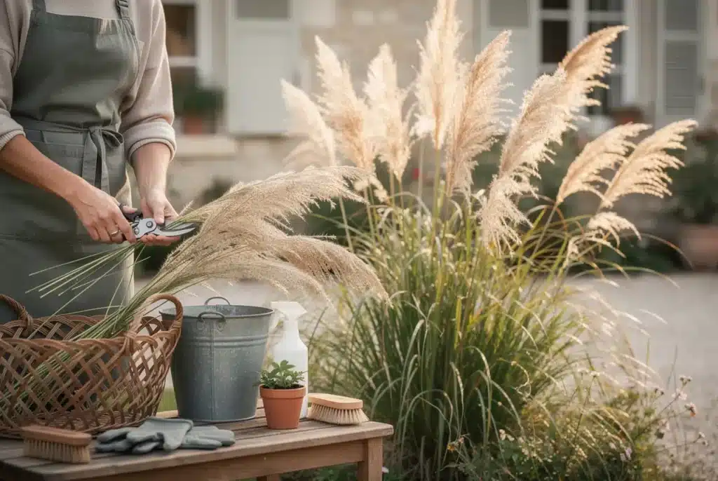 Entretenir l&rsquo;herbe de la pampa et les graminées du jardin