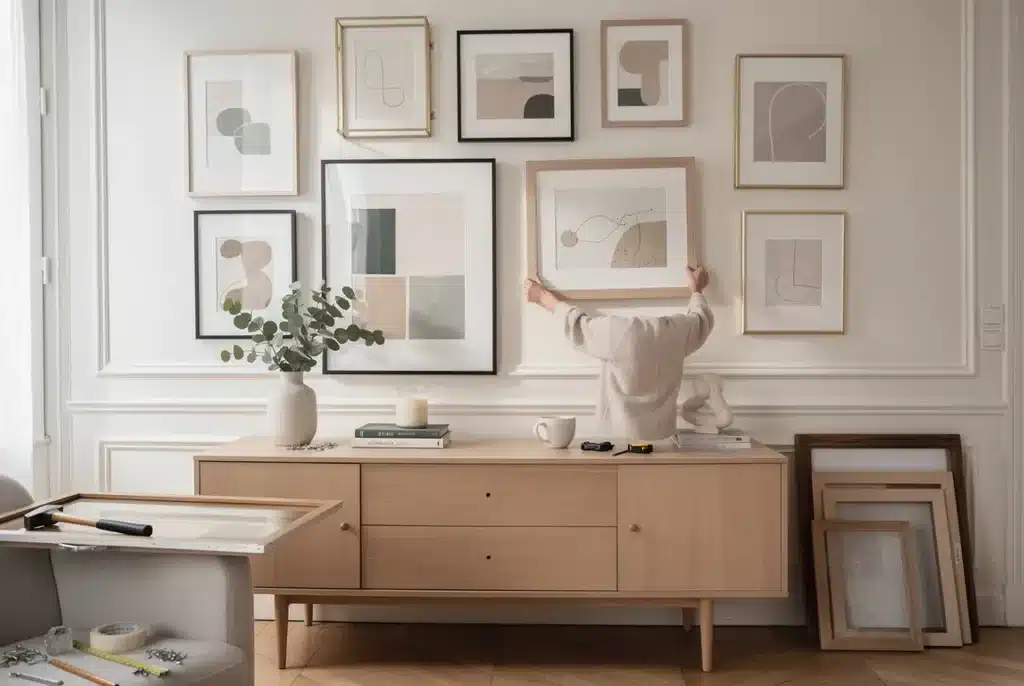 Idée décoration cadre : personnaliser et accrocher vos cadres