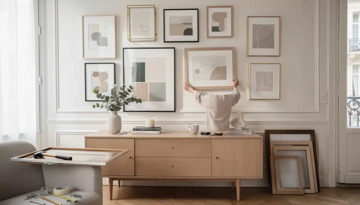 Idée décoration cadre : personnaliser et accrocher vos cadres