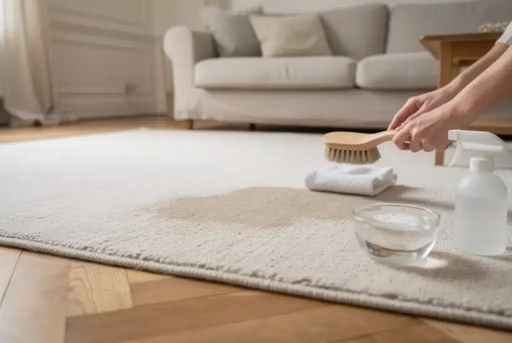 Nettoyer un tapis en laine sans l&rsquo;abîmer : méthodes douces