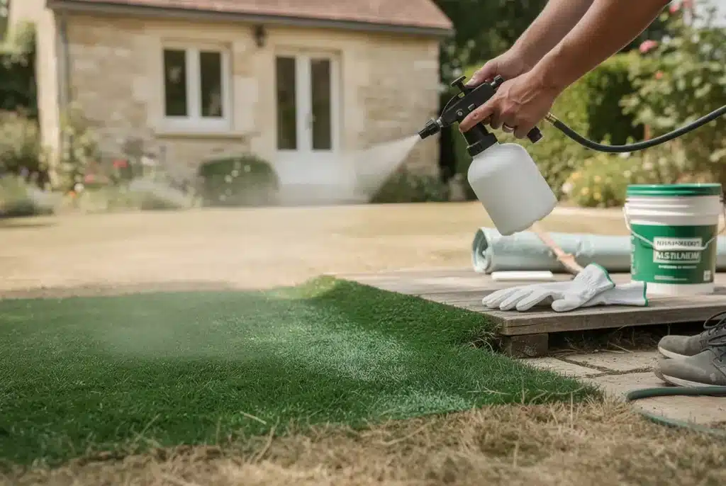 Peindre sa pelouse en vert : méthode et précautions