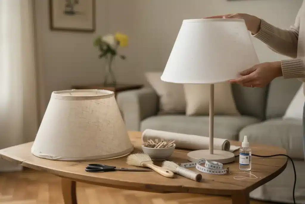 Rénover un abat-jour en tissu : méthode et idées déco