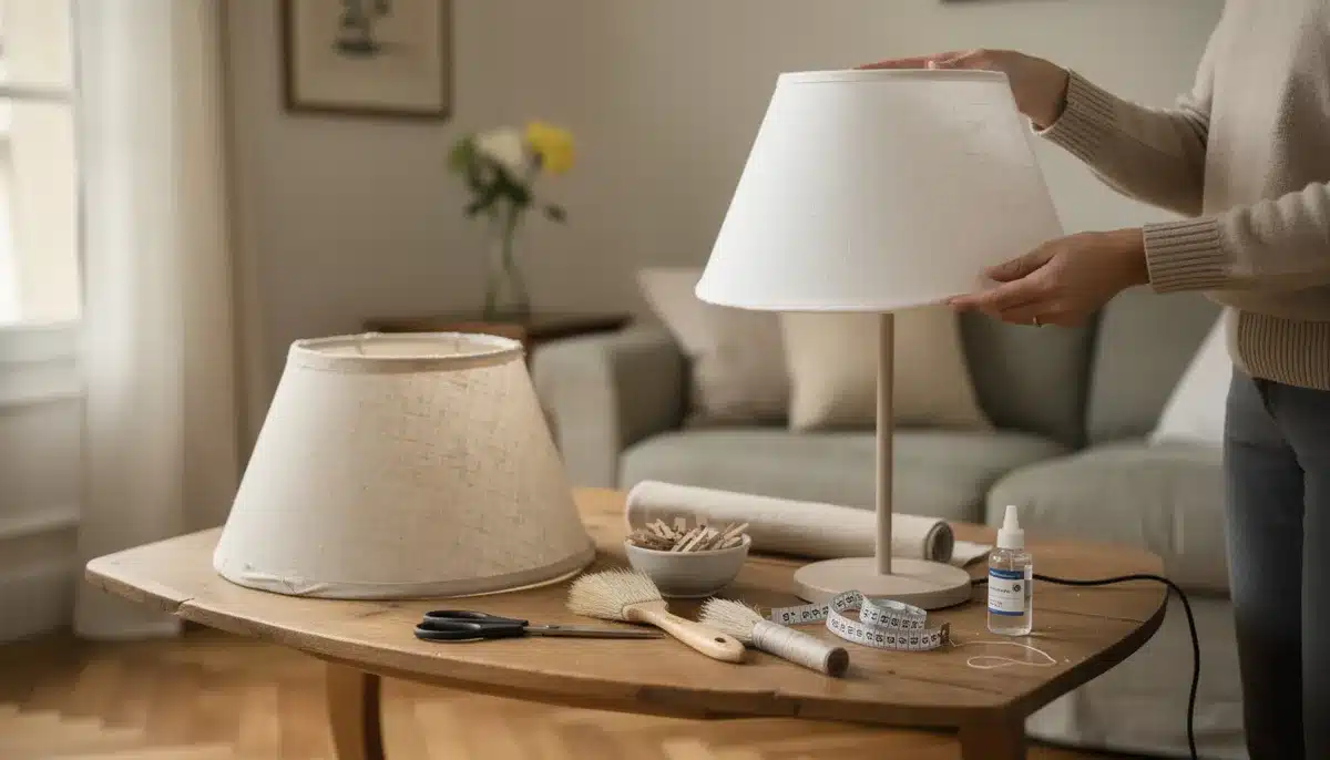 Rénover un abat-jour en tissu : méthode et idées déco